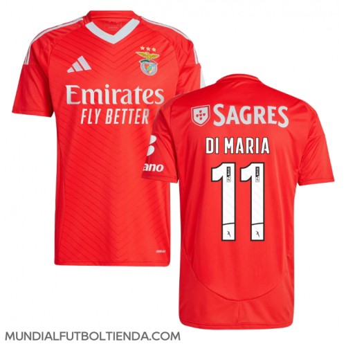 Camiseta Benfica Angel Di Maria #11 Primera Equipación Replica 2024-25 mangas cortas